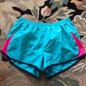 Nike running shorts.